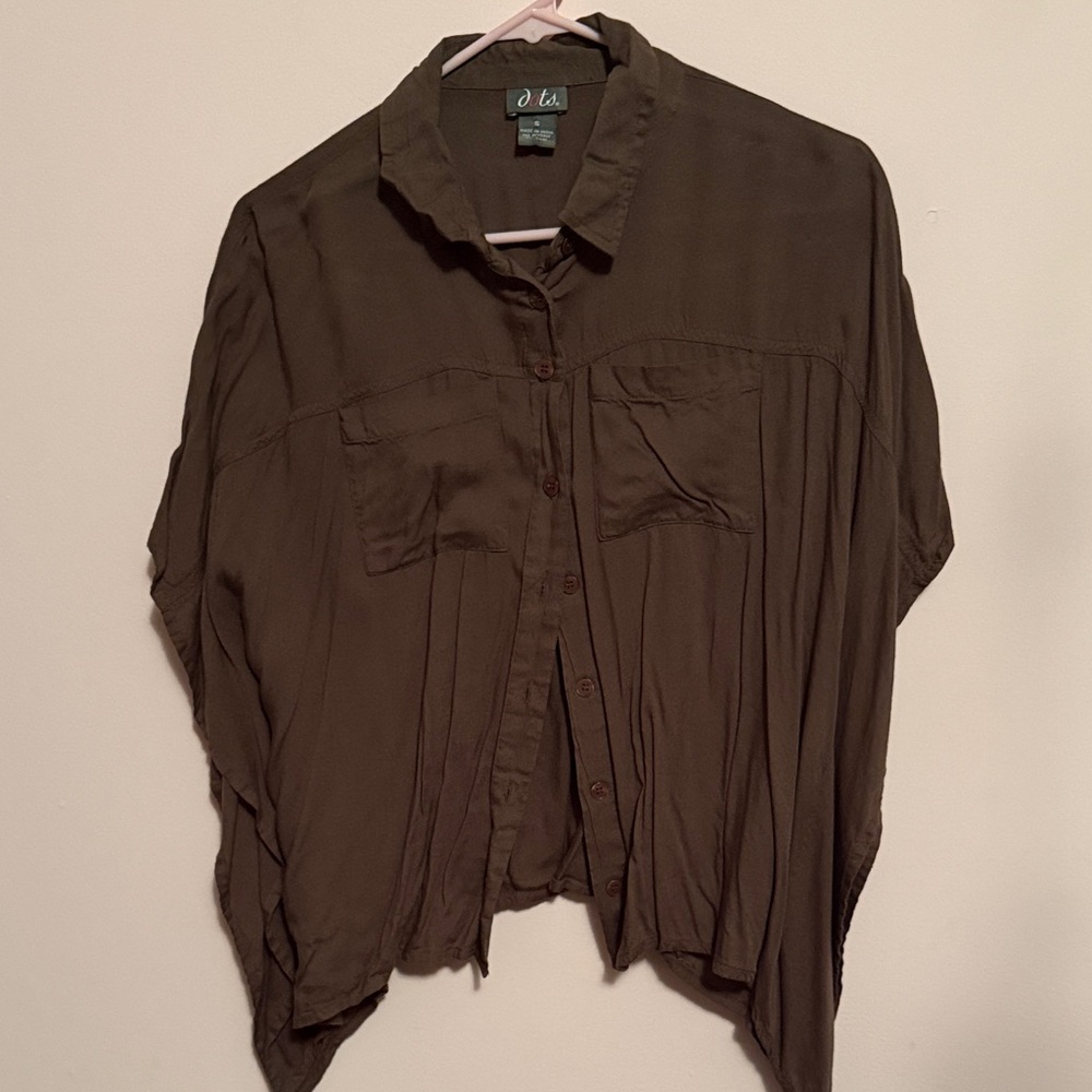 Dots Chocolate Brown Top